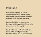 gedicht inspiratie